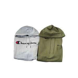 Champion Sweatshirt Bundle - Green & Grey (Men's Medium)